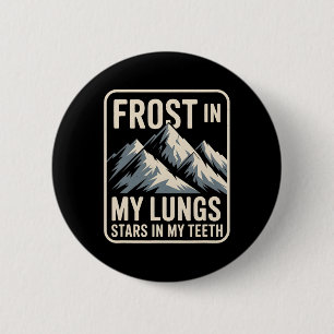 Badge Rond 5 Cm Aventure Montagne Vie Escalade Sommets Explorateur