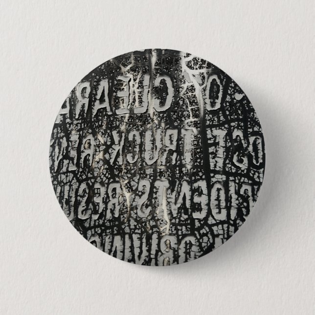 Badge Rond 5 Cm Avertissement (Devant)