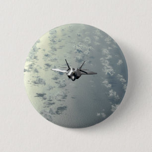 Badge Rond 5 Cm Avion au-dessus des mers