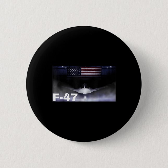Badge Rond 5 Cm Avion de chasse F47 Jet F-47 Jet (Devant)