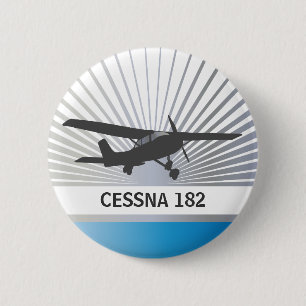 Badge Rond 5 Cm Avions à haute voilure