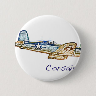 Badge Rond 5 Cm Avions Convair de la guerre mondiale 2
