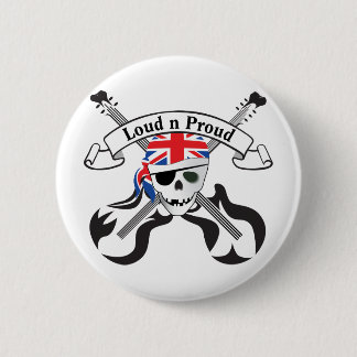 Badge Rond 5 Cm Aviron et guitares de gigaoctet