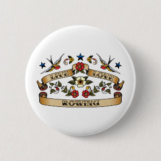 Badge Rond 5 Cm Aviron vivant d'amour