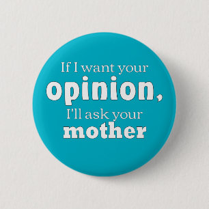 Badge Rond 5 Cm Avis demander mère wf
