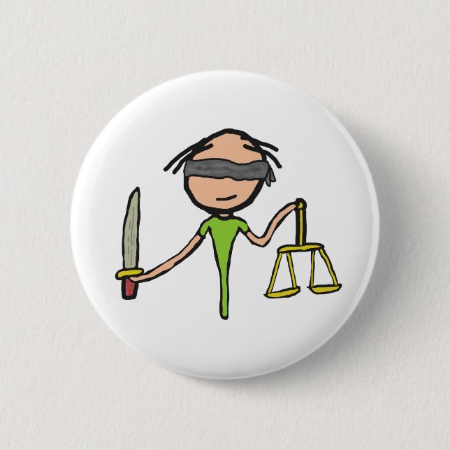 Badge Rond 5 Cm Avocat (Devant)