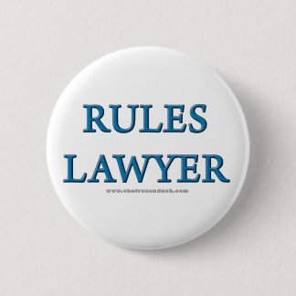 Badge Rond 5 Cm Avocat de règles