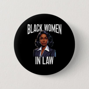 Badge Rond 5 Cm Avocat noir Avocat afro-américain Histoire noire