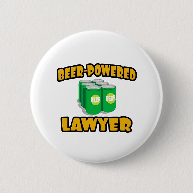 Badge Rond 5 Cm Avocat spécialisé dans la bière (Devant)