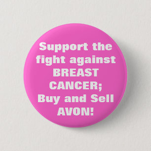 Badge Rond 5 Cm Avon : Bouton de cancer du sein