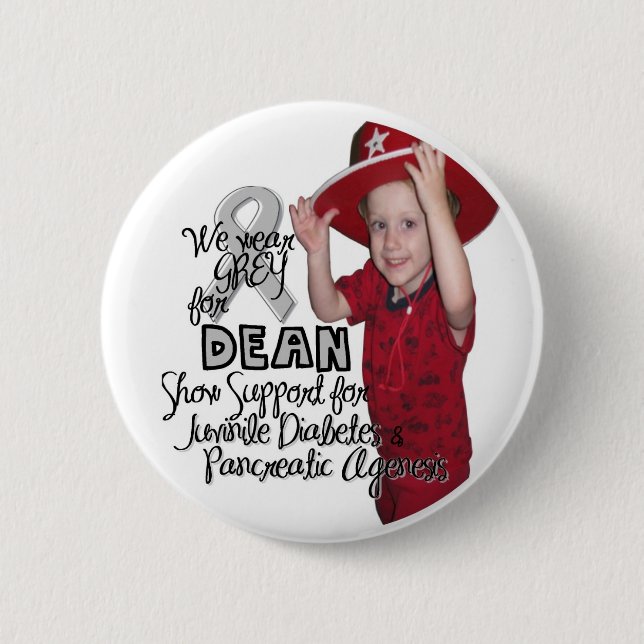 Badge Rond 5 Cm Awareness Button de doyen (Devant)
