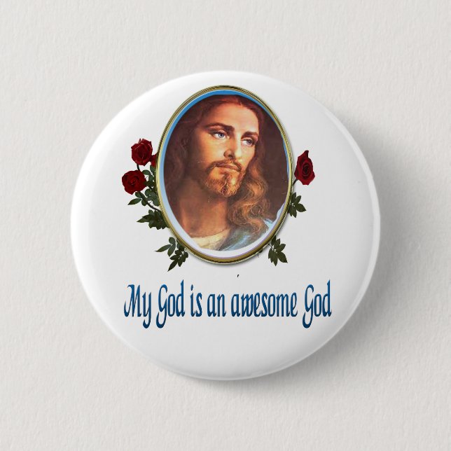 Badge Rond 5 Cm Awesome (Devant)