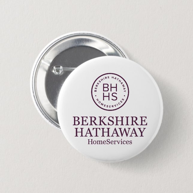 Badge Rond 5 Cm Awesome Berkshire Hathaway Buttons (Devant & derrière)
