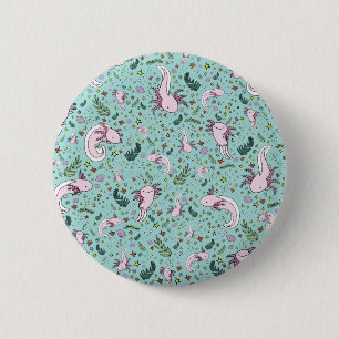 Badge Rond 5 Cm Axolotl