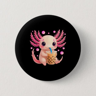 Badge Rond 5 Cm Axolotl Bubble Bo Tea Anime Cute Kawaii Filles Ado