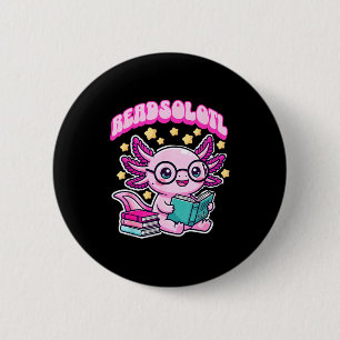 Badge Rond 5 Cm Axolotl mignon readsotl axolotl drôle amateur de l