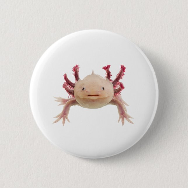 Badge Rond 5 Cm Axolotle (Devant)