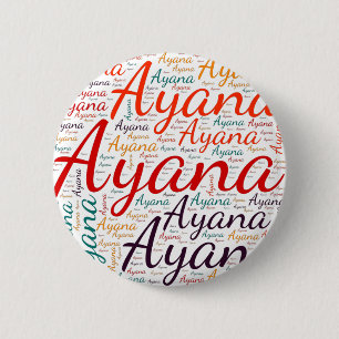 Badge Rond 5 Cm Ayana