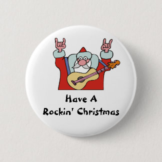 Badge Rond 5 Cm Ayez Noël de Rockin