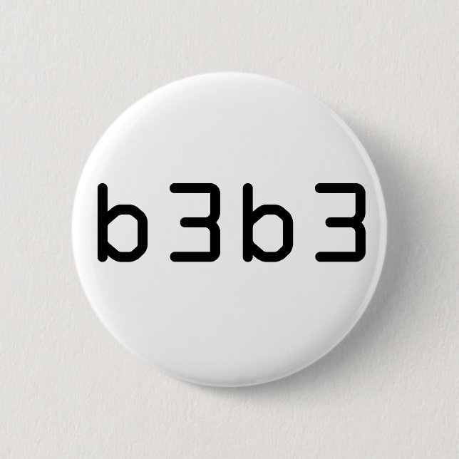 Badge Rond 5 Cm b3b3 (Devant)