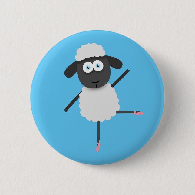 Badge Rond 5 Cm Baaa llerina (Devant)