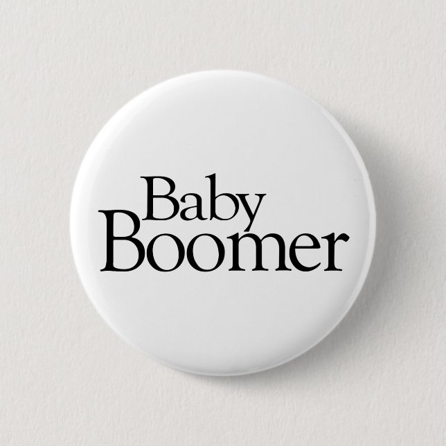 Badge Rond 5 Cm Baby boomer (Devant)