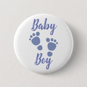 Badge Rond 5 Cm Baby Boy