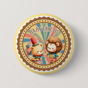 Badge Rond 5 Cm Baby Circus