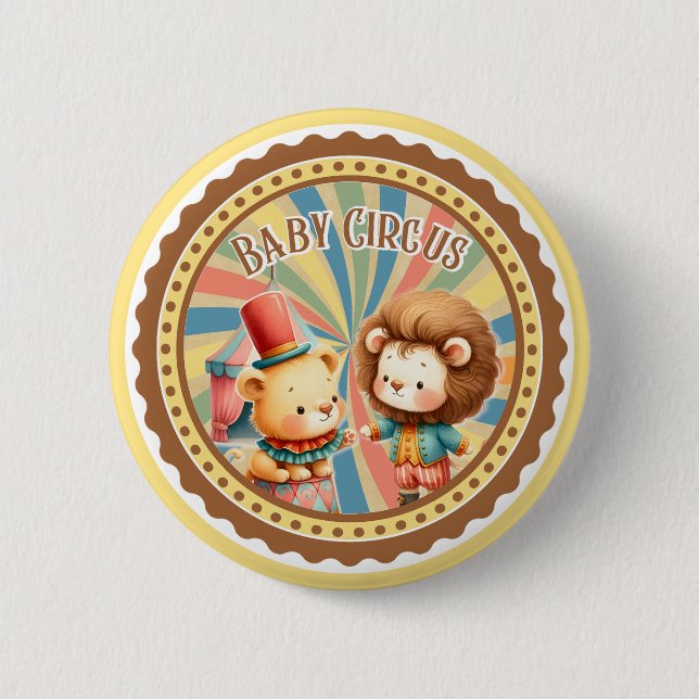 Badge Rond 5 Cm Baby Circus (Devant)