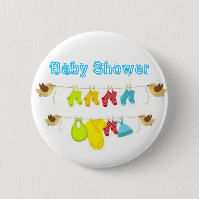 Badge Rond 5 Cm Baby shower (Devant)