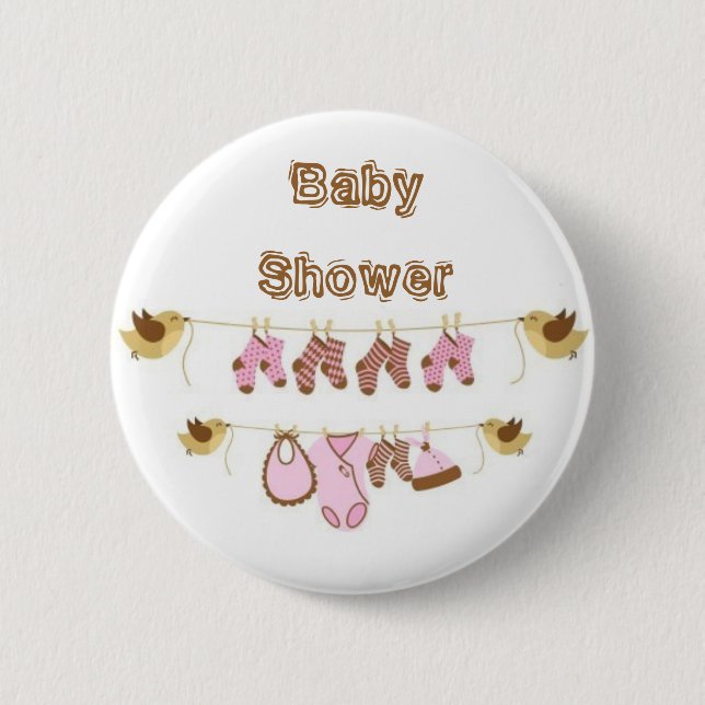 Badge Rond 5 Cm Baby shower (Devant)