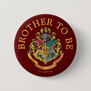 Badge Rond 5 Cm Baby shower Harry Potter   Frère à être