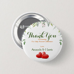 Badge Rond 5 Cm Baby shower Personnaliser la conception