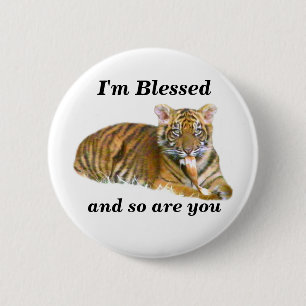 Badge Rond 5 Cm Baby Sumatran Cub_
