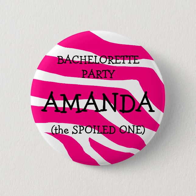 Badge Rond 5 Cm Bachelorette corrompu (Devant)