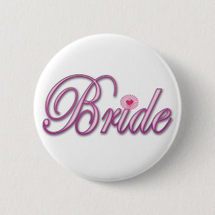 Badge Rond 5 Cm bachelorette de jeune mariée épousant la partie 