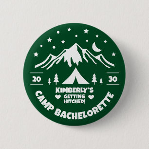 Badge Rond 5 Cm Bachelorette du camp vert