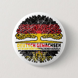Badge Rond 5 Cm Baden-Württemberg Deutsch Deutschland
