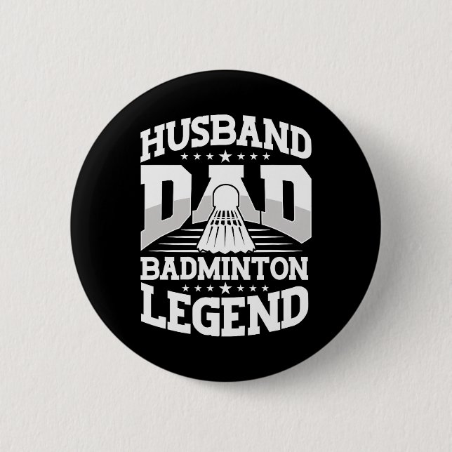Badge Rond 5 Cm Badminton4 (Devant)