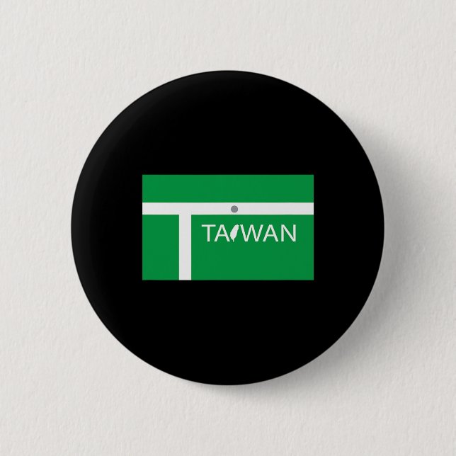 Badge Rond 5 Cm Badminton 2020 À Taïwan Dans Les Limites (Devant)
