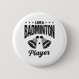 Badge Rond 5 Cm Badminton Est Ma Vie Badminton Player Shuttle