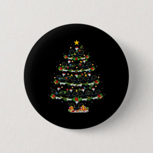 Badge Rond 5 Cm Badminton Sports Lover Lighting Badminton Christma