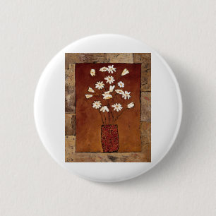 Badge Rond 5 Cm BAG12 Flowers.tif blanc