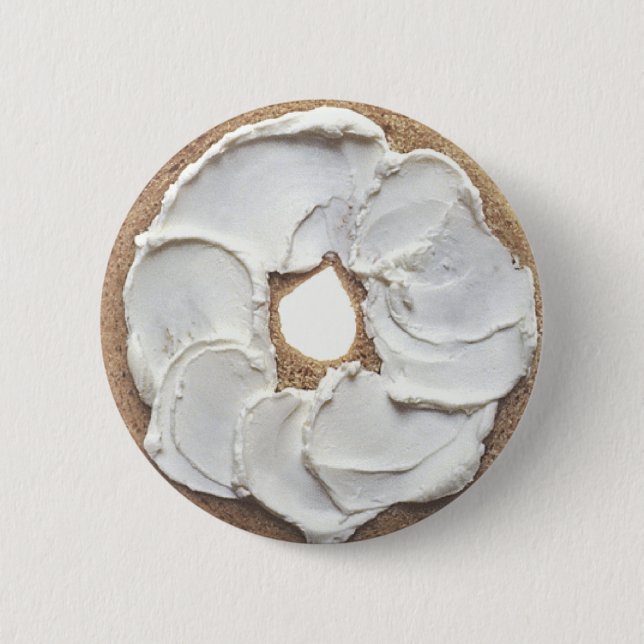 Badge Rond 5 Cm Bagel (Devant)
