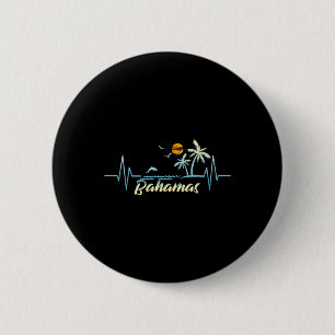 Badge Rond 5 Cm Bahamas Îles Souvenir Printemps Break Bahamas