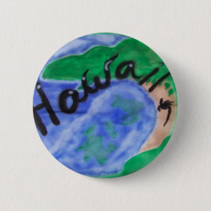 Badge Rond 5 Cm Baie de Hanauma