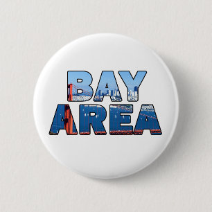 Badge Rond 5 Cm Baie de San Francisco