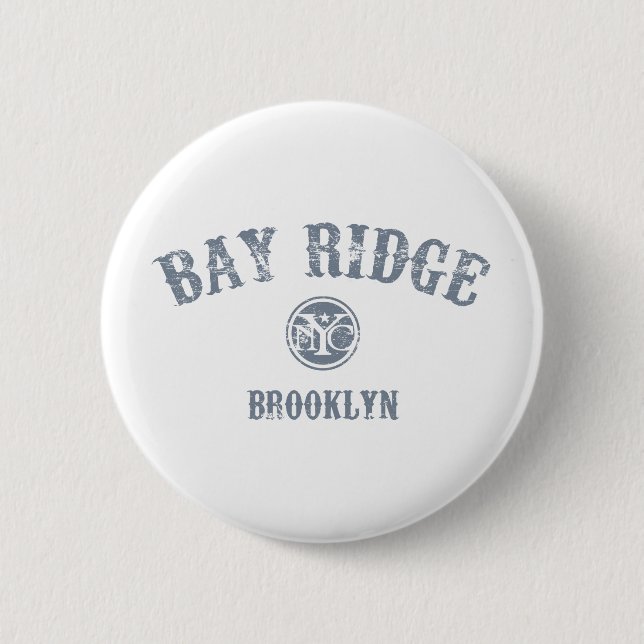 Badge Rond 5 Cm Baie Ridge (Devant)