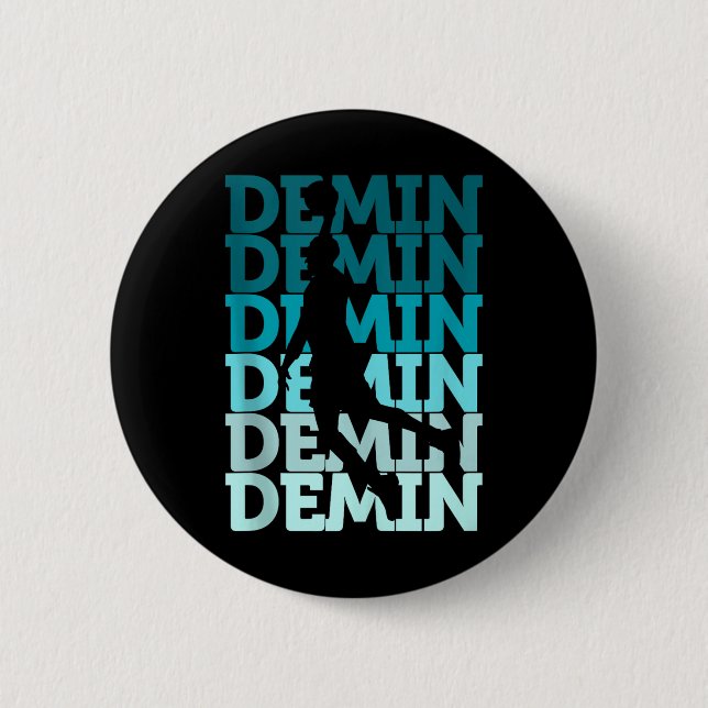 Badge Rond 5 Cm Bailey Basketball Inspirer le Débardeur de ventila (Devant)