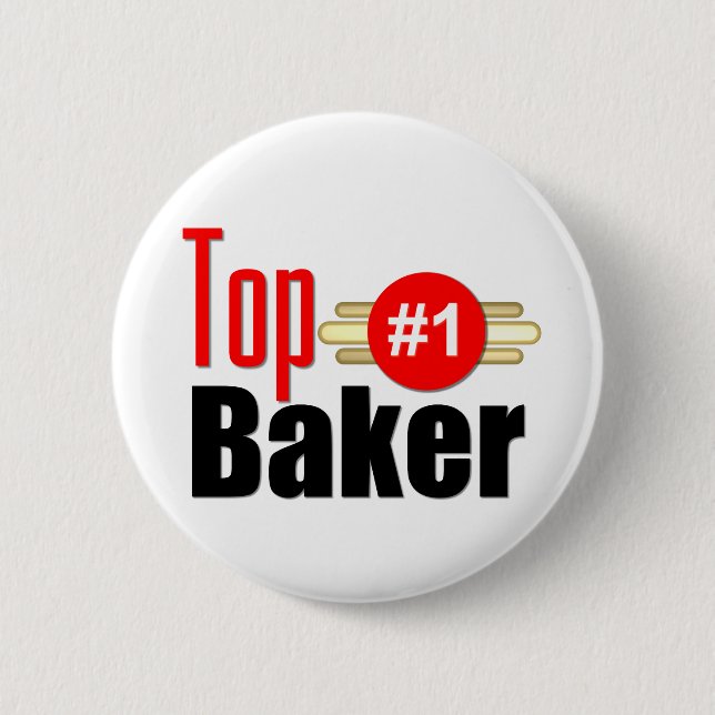Badge Rond 5 Cm Baker supérieur (Devant)